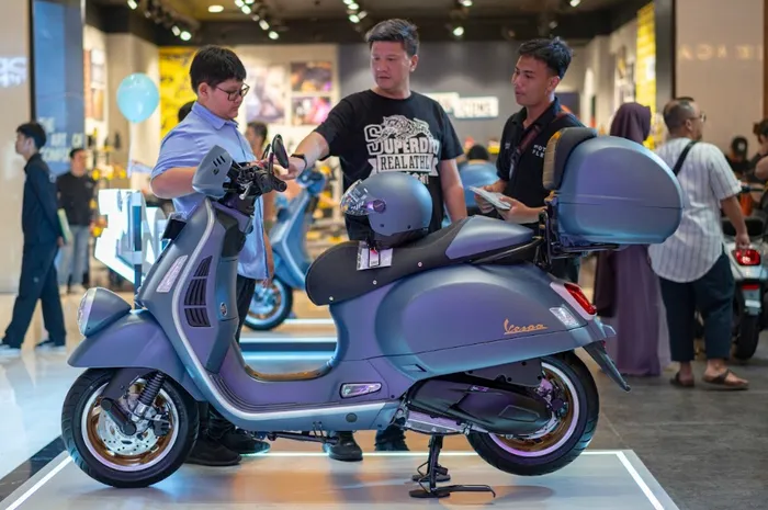 Piaggio Indonesia Hadirkan Vespa Terbaru, Pengunjung Mall di Bintaro Bisa Coba Langsung